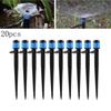 20pcs 360 Degrees 360° Sprinkler Nozzles Plastic Scattering Dripper Garden Watering Sprinklers  Yard