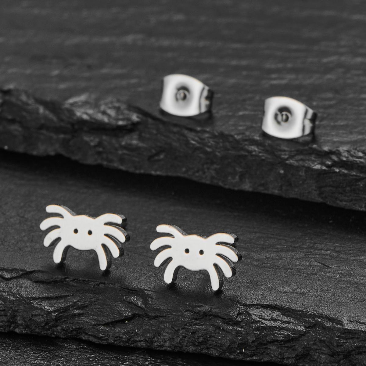 

Summer Beach Stud Cute Animal Crab Stainless Steel Gold Colour Plated Earrings Ersatile Travel Accessories Trendy Zircon Gifts