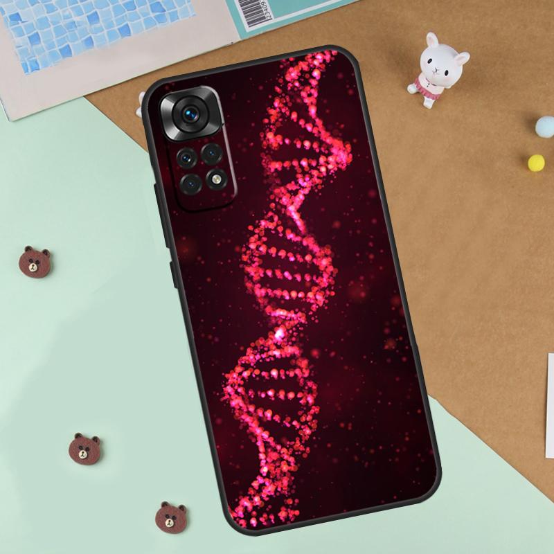 Science DNA Biology Case For Xiaomi Redmi Note 13 14 9 10 11 12 Pro 10S 11S 12S Cover For Redmi 13C 10C 12C 14C