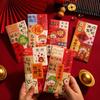 Traditional 2025 New Year Red Envelopes Cartoon Lucky Money Pockets  Wedding Birthday