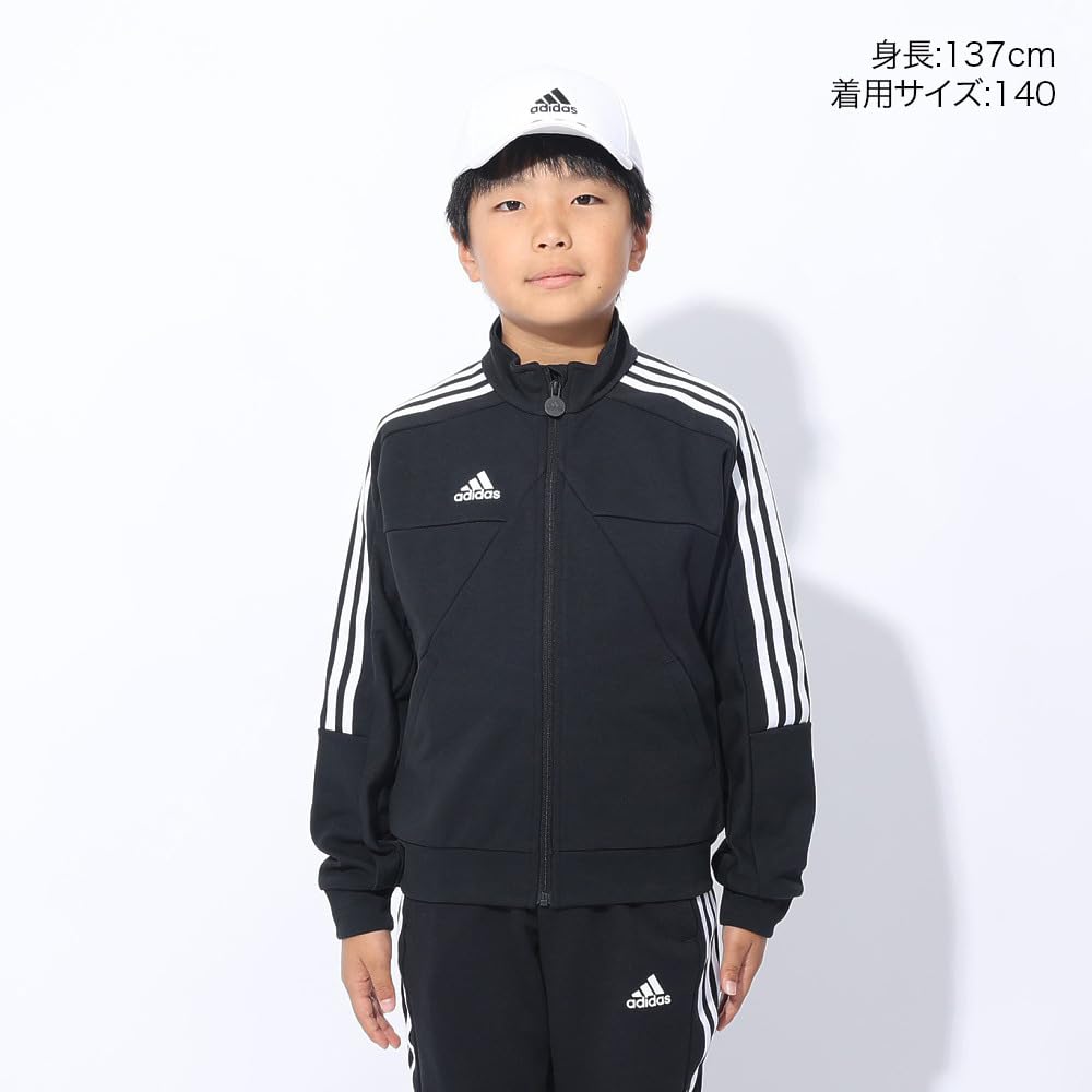 adidas U Track Top Tiro Track Jacket Jersey and Kids' DUE70-IS4346 (Black White/Size 150/Jr)
