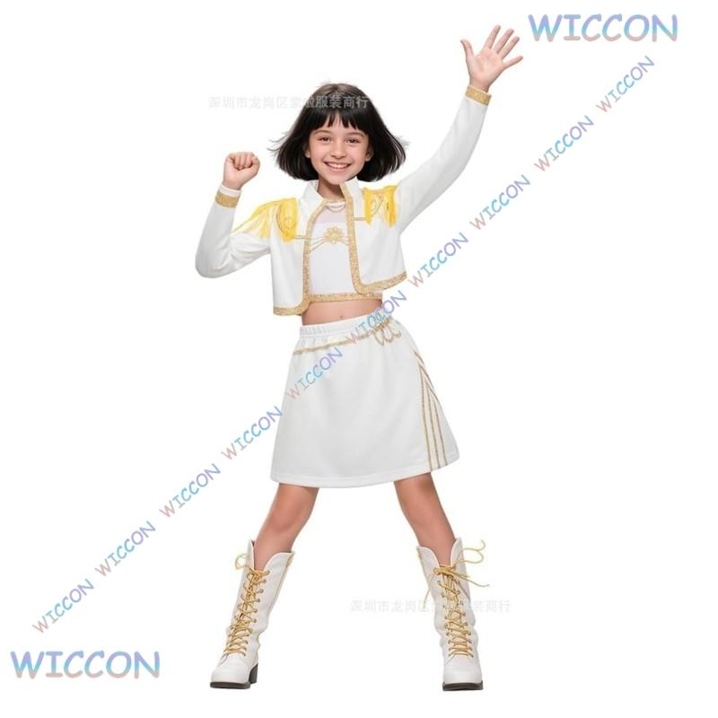 Anime Kpop Démon Děti Lovec Cosplay Rumi Zoey Mira Cosplay Kompletní Oblek Dívčí Styl Dětské Oblečení pro Pódiová Vystoupení Sál