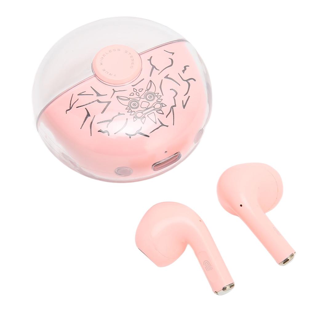 Bluetooth Ohrhörer Multifunktionell Stilvoll HiFi Stereo Sound Intelligente Geräuschunterdrückung Kabellose Gaming Kopfhörer Rosa