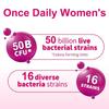 Women'S Daily Probiotic Dietary Supplement, With Organic Prebiotic Fiber Blend