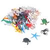 40Pcs Marine Animal Models Environmentally Friendly Lifelike Vivid Marine Animal Toy for Above 4 To 6 Years Old