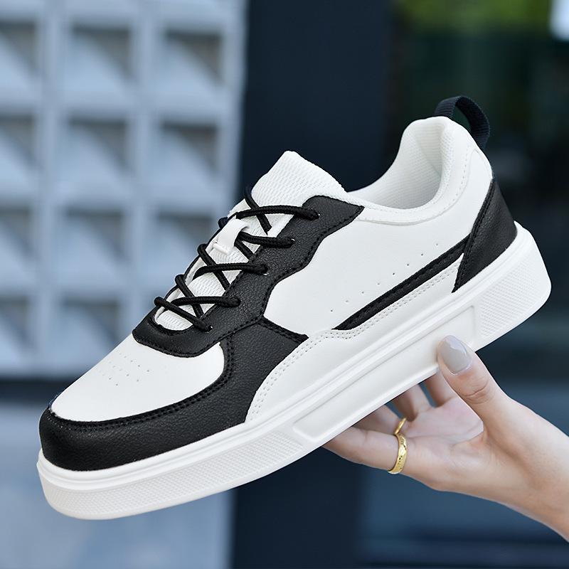 

New little white shoes women s shoes versatile trend casual sports board shoes autumn and spring simple trendy shoes 42 чорний