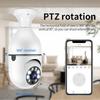 E27 2.4G 5G Wifi HD Camera Bulb IP Camera Night Vision Full Color Automatic Human Tracking 4X Digital Zoom Security Surveillance