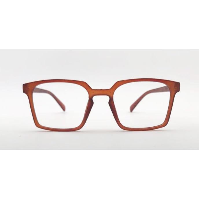 RSINC Vollrand Kunststoffrahmen/Brille/Brille, Optisch, Für Männer Und Frauen, Braun R-02 R-02