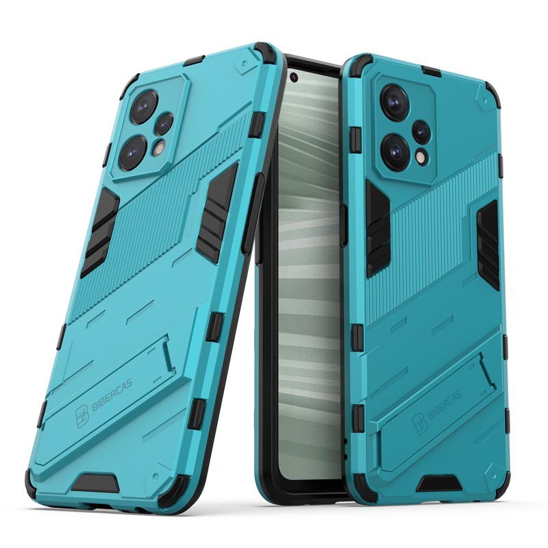 

For Realme 9 Case Cover For Realme 9 Capas New Shockproof Back Holder Cover For OPPO Realme GT Neo 2 3 Master 9 Pro Plus Fundas Realme 9(4G) синий