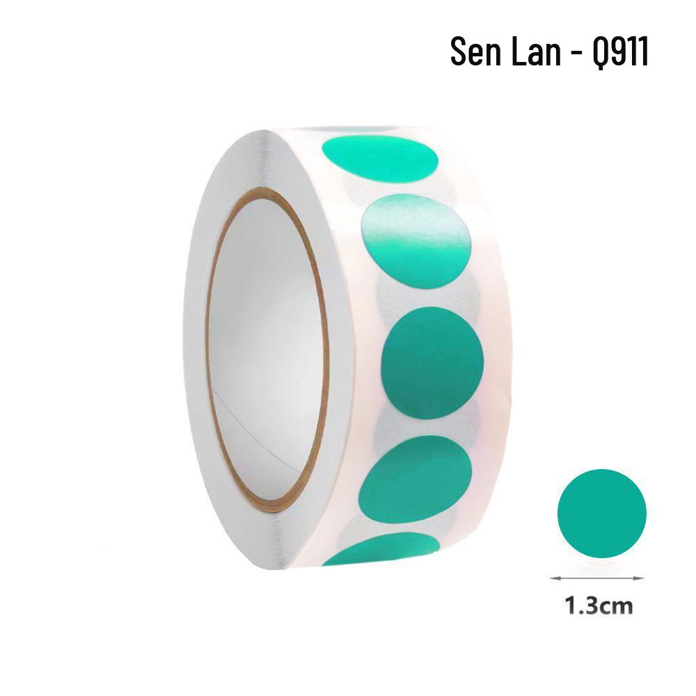 

2026 F4962 Polka Dot Stickers Color-Coded Labels 1.3 cm, 1000 pcs/roll