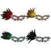 Hot-selling Halloween lace phoenix mask, featuring a sophisticated gradient design, a sexy queen look, and suitable for performances