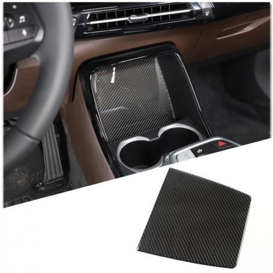 Carbon Fiber Center Console Storage Panel Sticker For BMW X1 U11 -24