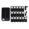 Restaurant Pager System 1 to 16 Vibration Buzzer Flashing Modes 433.92MHz 500m 999s Wireless Calling System Food Buzzer