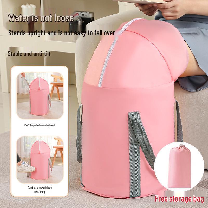 Foldable Portable Foot Soak Basin with Constant Temperature Feature