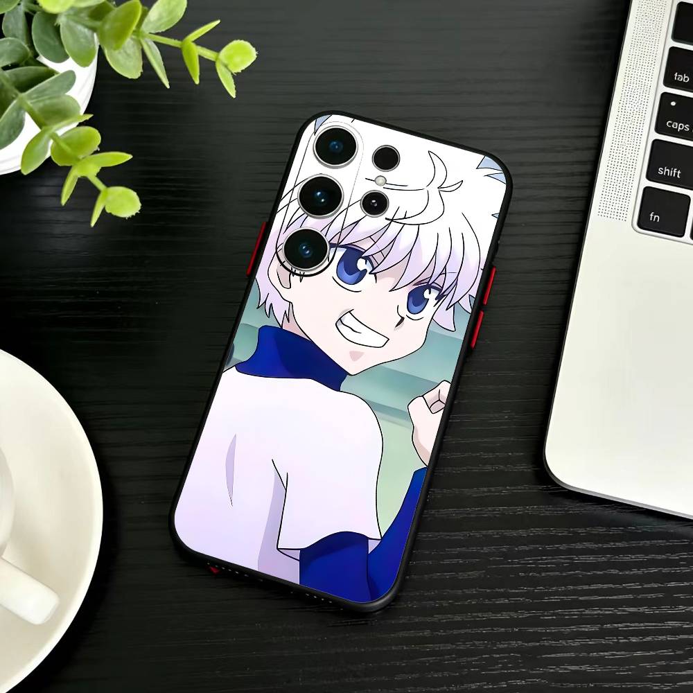 G-Killua Zoldyck K-Hunter X Hunter Phone Case For Samsung S26,S25,S24,S23,S22,S21,S20,Plus,Fe,Lite,Others Black Cover