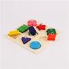 Parrot Iq Training Toys 9 Grid Colorful Wooden Block Safe Tasteless Pet Educational Toys Bird