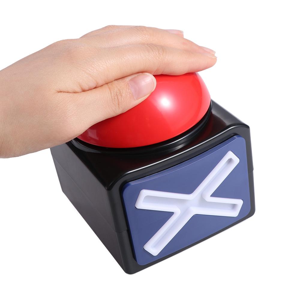 Concurs distractiv Buton de alarmă Răspuns alimentat cu baterie Buzzeri Joc Răspuns Buzzer Test de talent