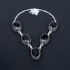 Black Spinel Gemstone Handmade 925 Sterling Silver Necklace, Antique Jewelry Necklace, Black Spinel Necklace For Women, Jewelry For Gifts