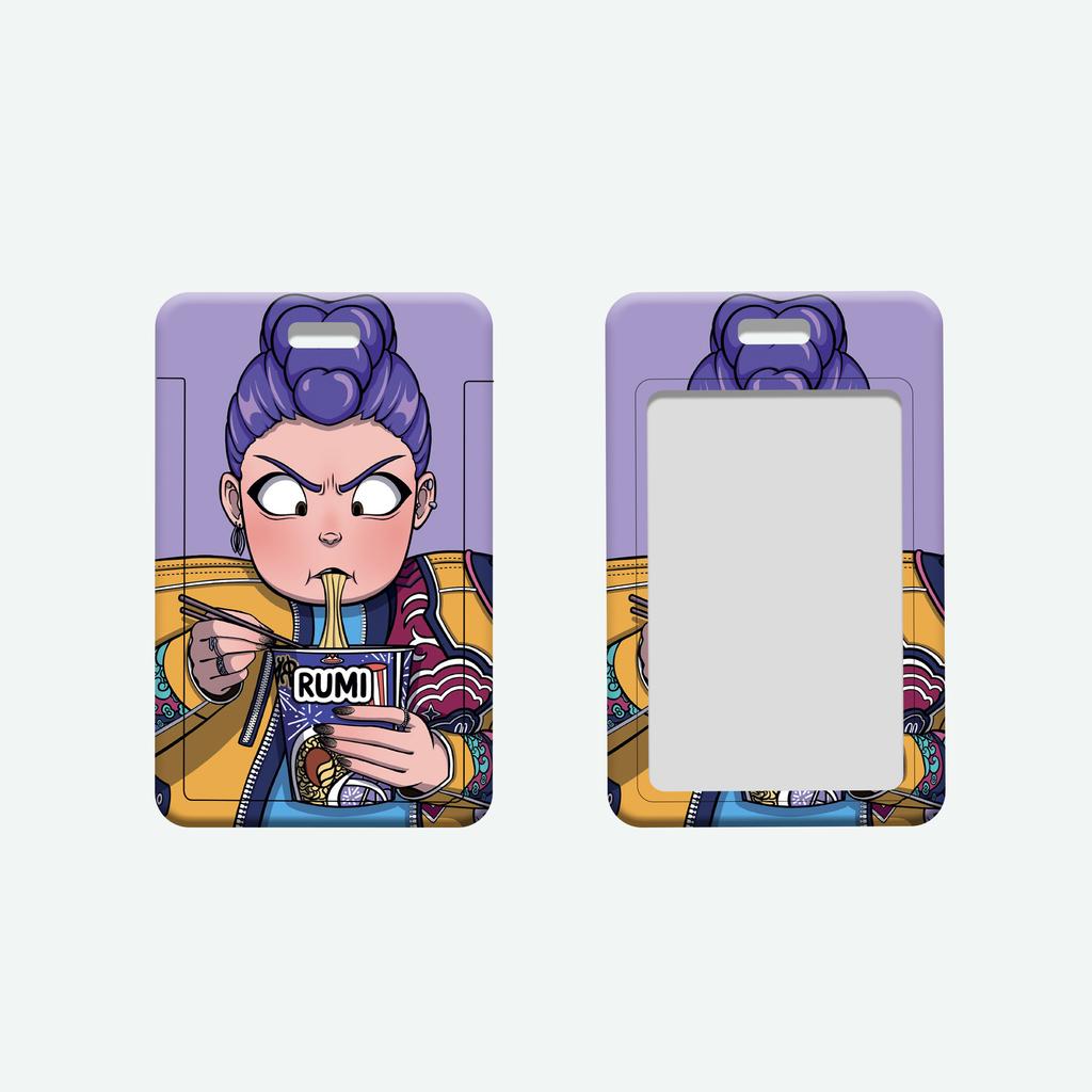 Herren Gruppe Cartoon Kartenset Studentenausweis Set Bus Essenskarte Anstecknadel Studenten Essenskarte