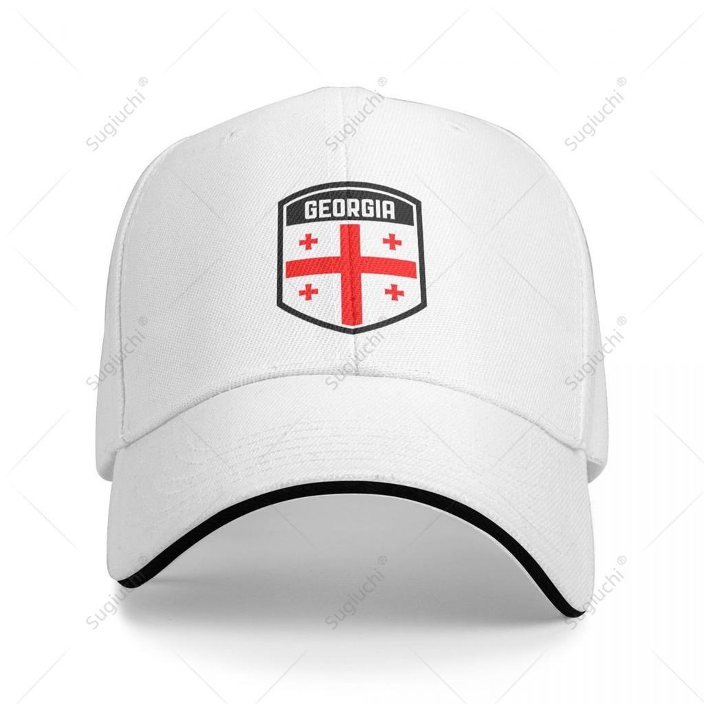 Multifunction Georgia Flag Shield Sandwich Baseball Cap Unisex Sports Casual Caps Golf Hat Fishing Outdoors