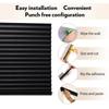 Dropshipping House Apartment Use White Blinds Adhesive Pleated Blinds Shades Window Door To Protect From Sun
