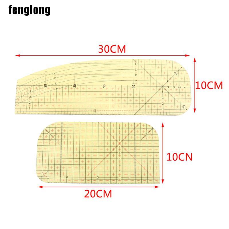 20 / 30 cm Riglă de presare la cald Diy Patchwork Instrument de măsurare a procesului de cusut