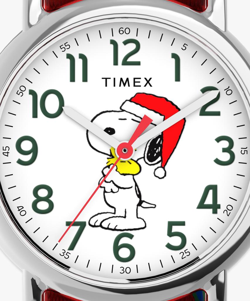 Taimaegseu X Peanuts Weekender Santa Hat Character Watch 31Mm