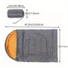Fleece Camping Dog Bed Zippered Winter Waterproof Outdoor Pet Sleeping Bag - Padded and Comfortable for Pets