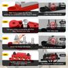 400A Bus Bar Power Distribution Block with 5/16" Stud Battery Copper Bus Bar 48V DC Automotive Marine Distribution Block