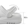 Fashion Fashion Hollow Out Platform Sandals Women 2025 Summer Non Slip Beach Clogs Eva Sandals Woman Thick Soft Sole Garden Shoes Slides