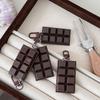 1 Piece Bag Phone Pendant  Modern Simplicity Simulated Cute Food Chocolate Keychain Decorative Business Gift Key Chain