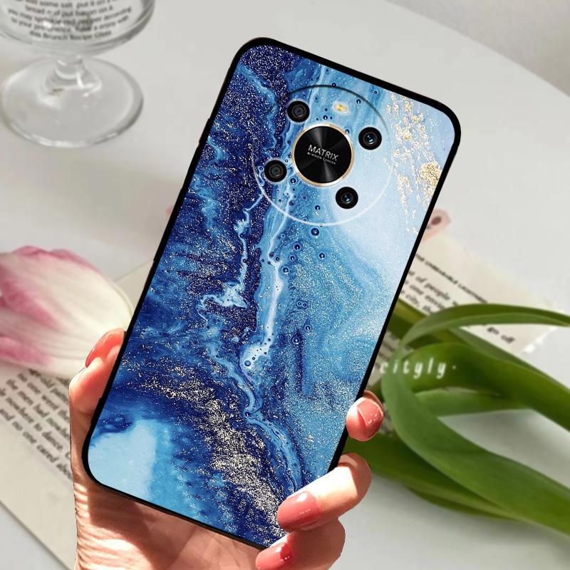 For Honor Magic4 Lite 5G Case ANY-LX1 LX2 LX3 Silicone TPU Soft Phone Cover For Honor Magic 4 Lite Bumper Fundas Fashion Luxury