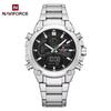 NAVIFORCE Business Original New NF 9278 Men's Watch Waterproof Digital Fashion Night Light Men's Watch Classic Business Watch
