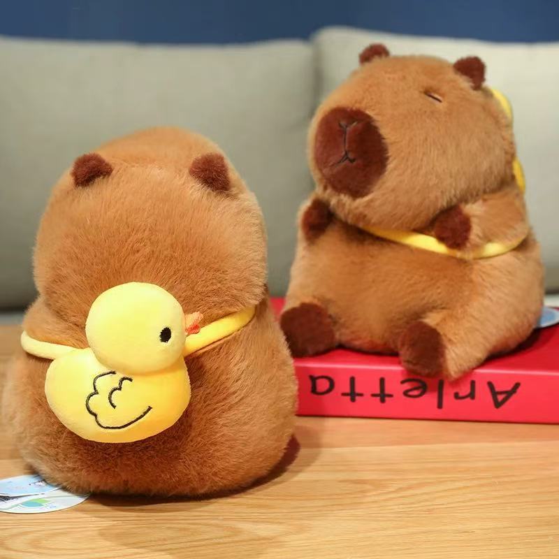 Cute Turtle Bag Capybara Doll Best Friend Doll Plush Toy Girl Birthday Gift