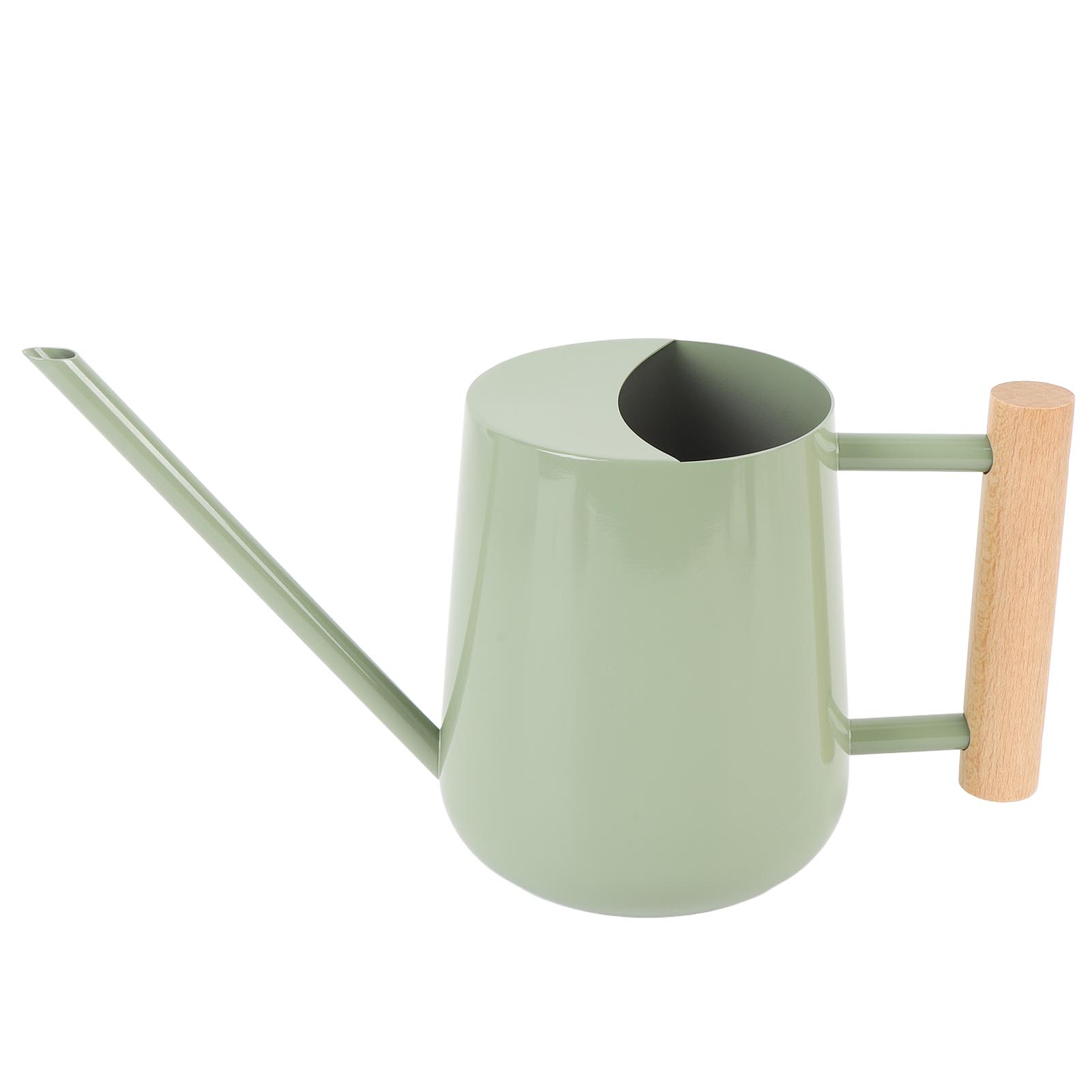 

Watering Can Stainless Steel Watering Pot with Wooden Handle for Succulents Plant Type 2