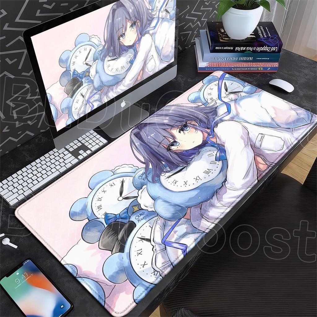 Hololive Cute Girl Ouro Kronii Laptop Keyboard Carpet Computer Gaming Accessories HD Printing Office Decoration Cabinet Mousepad