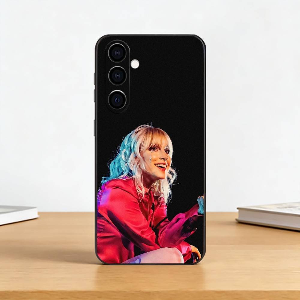 Paramore Pop-Punk B-Band Phone Case For Samsung Galaxy A73,A72,A71,A70,A53,A52,A51,Soft Silicone Black Cover