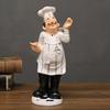 Artistic Miniature Chefs Statue Resin Cooking Craft Figurine Collectible Ornament For Kitchen and Dining Room Display