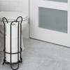 Dekorativer stehender Toilettenpapierhalter Eisen Toilettenpapierhalter Tissue-Aufbewahrungsregal Badezimmer
