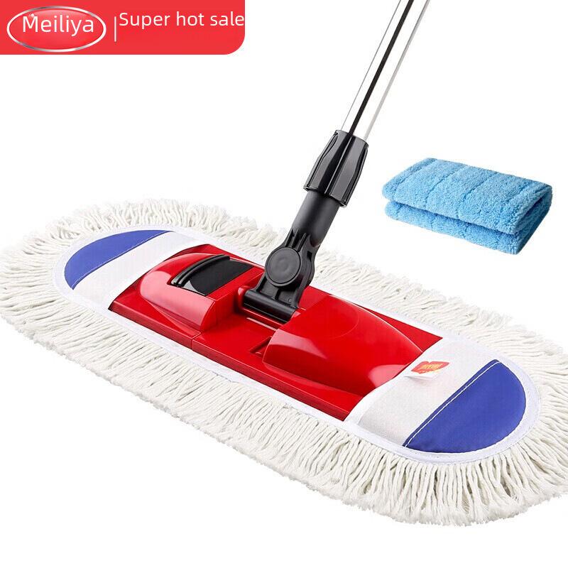 Meiliya Flat Cotton Thread Dust Mop for Wooden and Tile Floors