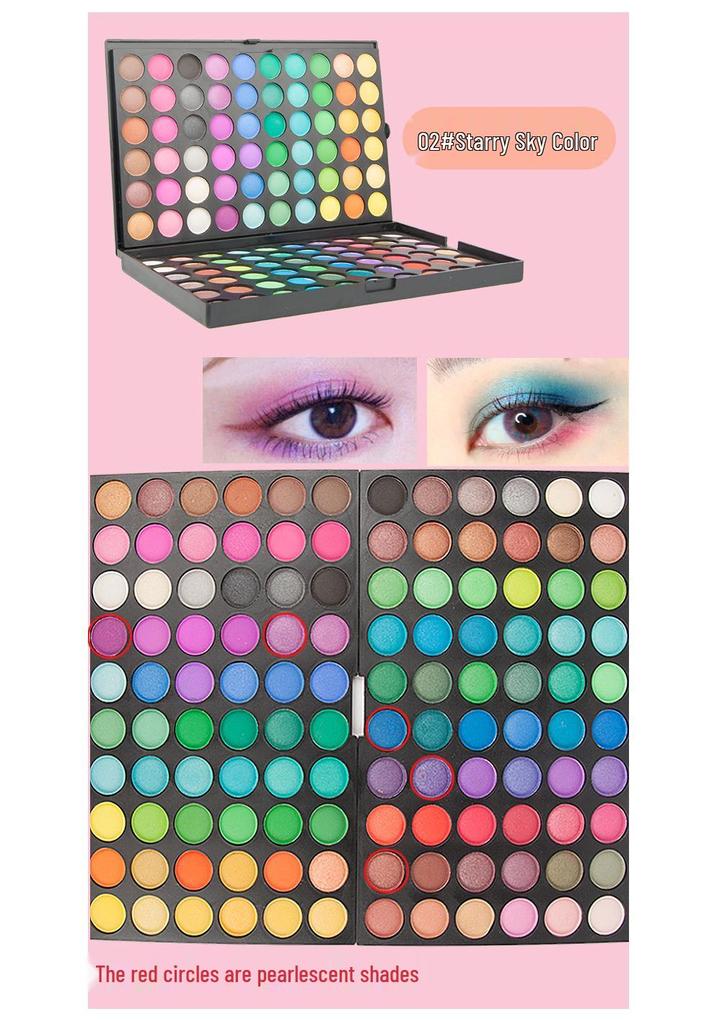 Palette Ombretti 120 Colori Perlescenti & Opachi Tonalità Terra