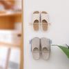 Foldable Bathroom Slipper Rack, Wall-mounted Without Drilling, Bathroom Slipper Rack, Wall-mounted Dormitory Storage Wonder