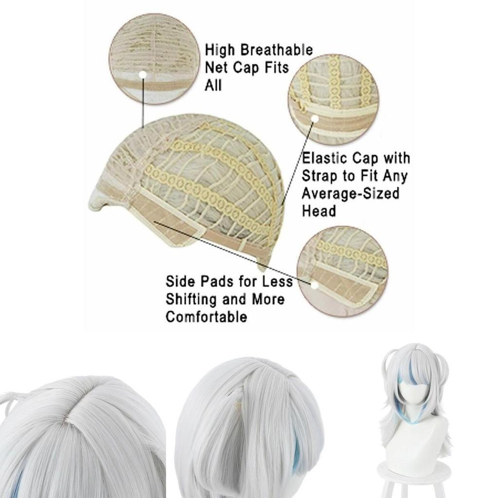 Enhance Your Costume With The Hololive Gawr Gura Cosplay Wig Premium Quality For Carnival And More