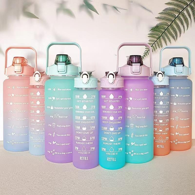 Portable 2L Plastic Sports Cup for Men and Women – Summer Fitness Edition