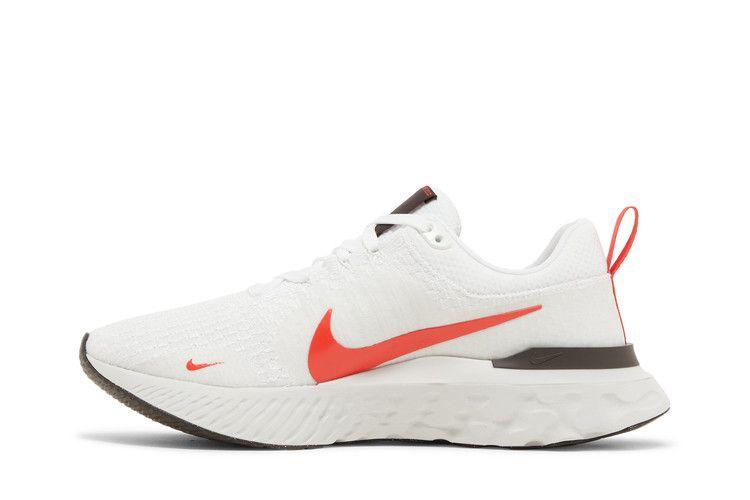 Nike React Infinity Run Flyknit 3 White Light Crimson Men's Sneakers