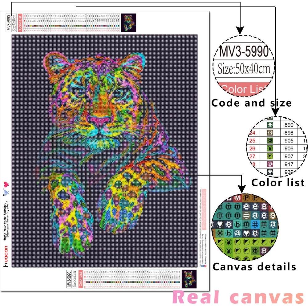 5D DIY Diamond Painting Oil Painting Animals Diamond Embroidery Cross Stitch Kit Full Rhinestone Mosaic Home Decor