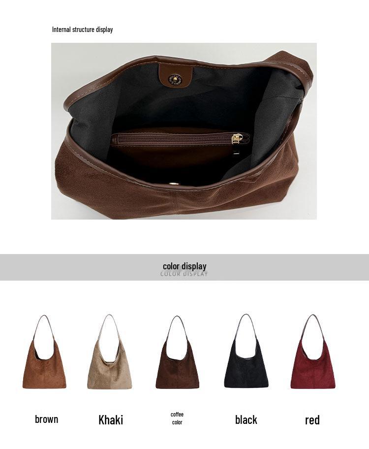 2025 Autumn Women's Large-Capacity Trendy Commuting Tote Bag