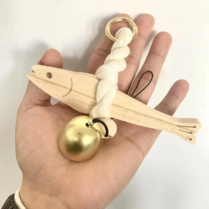 Wand Holz Tür Anhänger Ultradünn Baum Fisch Ornament Leicht Spart Platz Wandmontage Fisch Hängbar Pollack Charme Handwerk