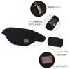 TINYAT Small Waist Pouch for Men and Crossbody Bag for Everyday and Gym Stays In Black Women, Cute, Lightweight, Use, Running, Use, Place,