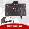 1 Set Universal Side Mount Motorcycle Registration Number License Plate Holder Bracket With LED Light Fender Eliminator